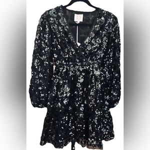 NWT Victoria Dunn Sequin Mini Dress XS – Glam Sparkle Party & Holiday Style